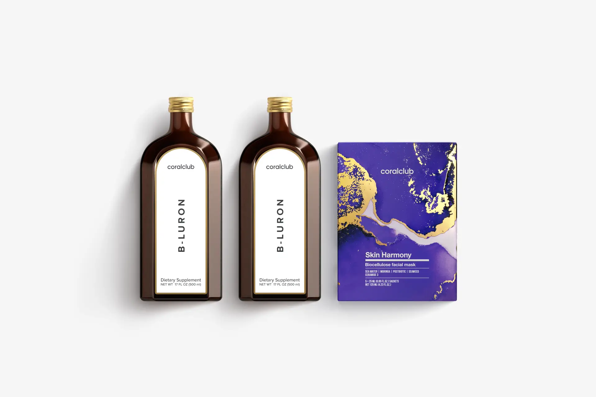 B-Luron + Skin Harmony Biocellulose Arcmaszk (5 tasak)